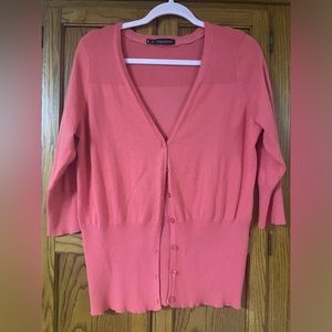 Woman’s cardigan sweater from Maurice’s in a 0 which is a 14.